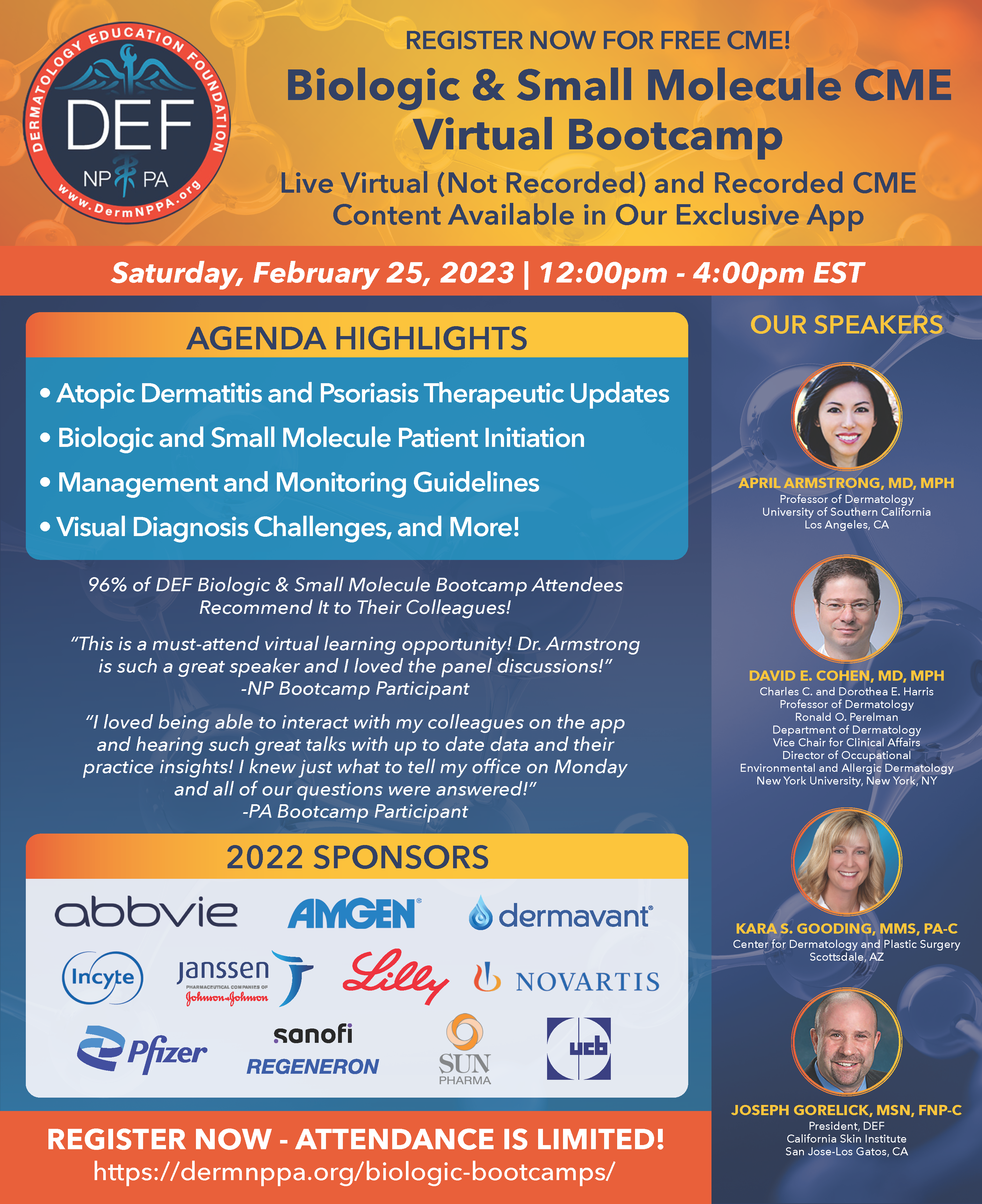 Current Bootcamp Info - Dermatology Education Foundation